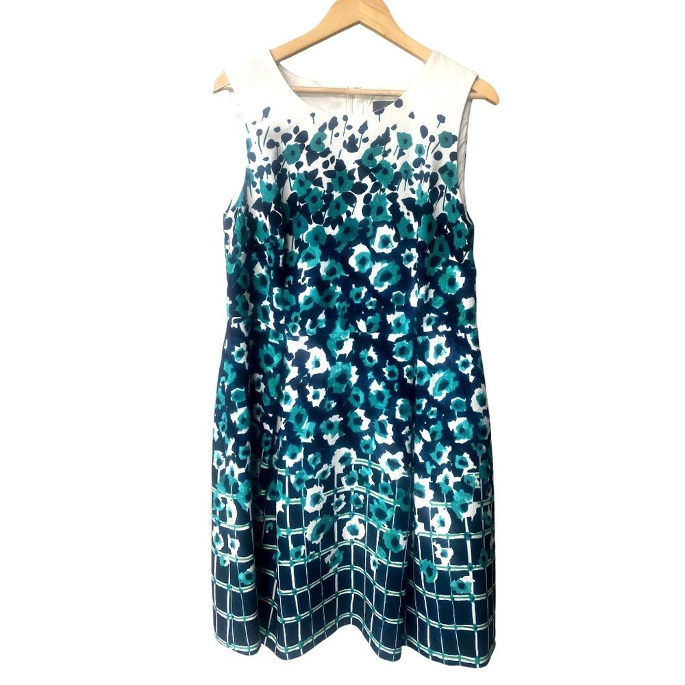 Adrianna Papell Floral Midi Easter Dress